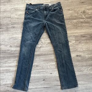 Volcom Men's Slim Straight Jeans - Dark Blue